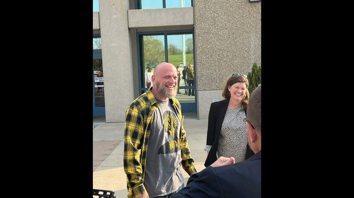 Michael Politte, who has spent 23 years in prison for a crime he says he did not commit, was released Friday from the Jefferson City Correctional Center.