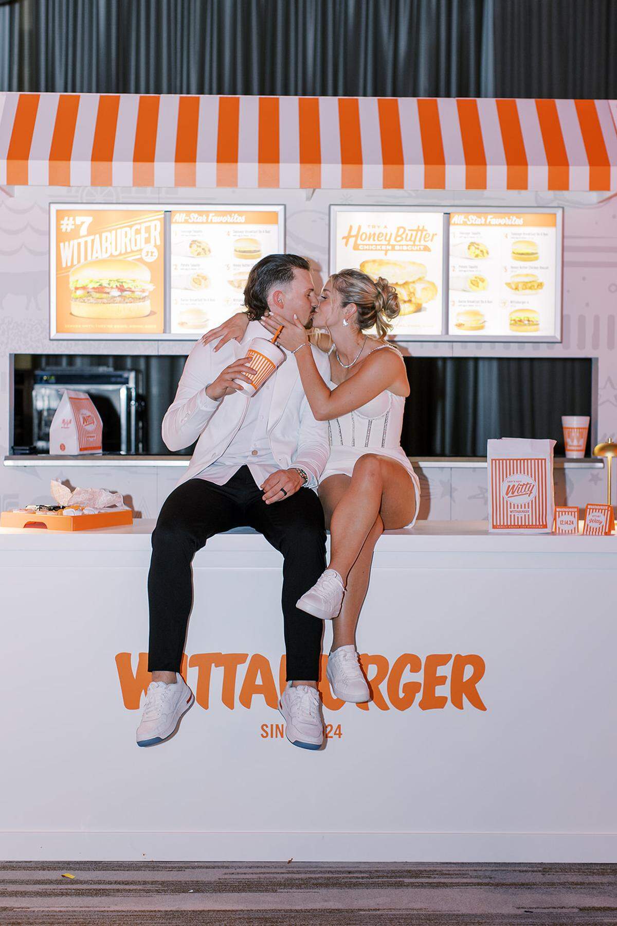 Bobby Witt Jr. wed Maggie Black and their after-party had a Whataburger theme.
