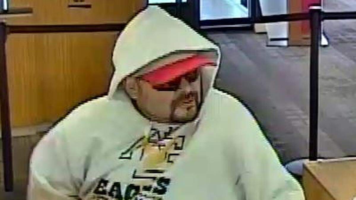 The FBI is looking this man who robbed the Bank of America on Vivion Road