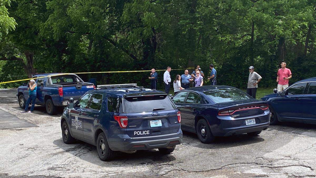 One person is dead and another person was injured in a double shooting at the Stadium View Apartments in the 4500 block of Colonial Terrace, just south of the Truman Sports Complex in Kansas City.