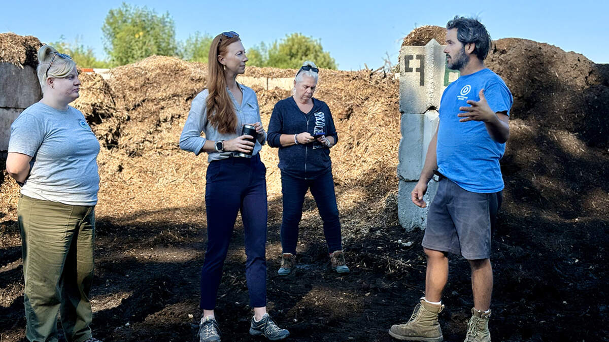 Urbavore Urban Farm co-owner Daniel Heryer talks about the operation’s compost management system.