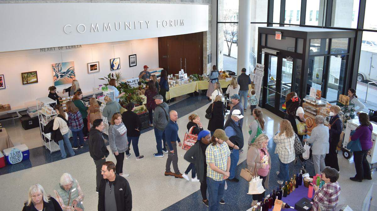 Don’t be surprised to see something green and fresh at Lenexa Winter Farmers Market, which will be held on Saturday.