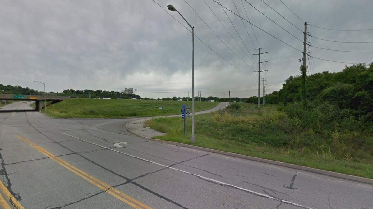Kansas City police said officers were called to the westbound Interstate 470 ramp from View High Drive on a report of a shooting at around 10:30 p.m. Thursday, Aug. 16, 2018. A woman was found with gunshot wounds. This is a Google Maps view of the area from August 2016.