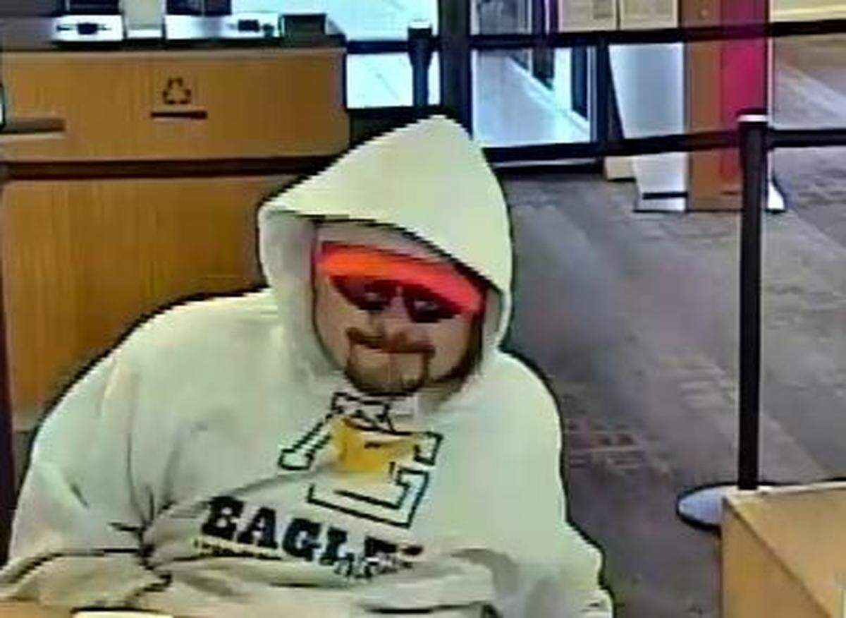 The FBI is looking this man who robbed the Bank of America on Vivion Road