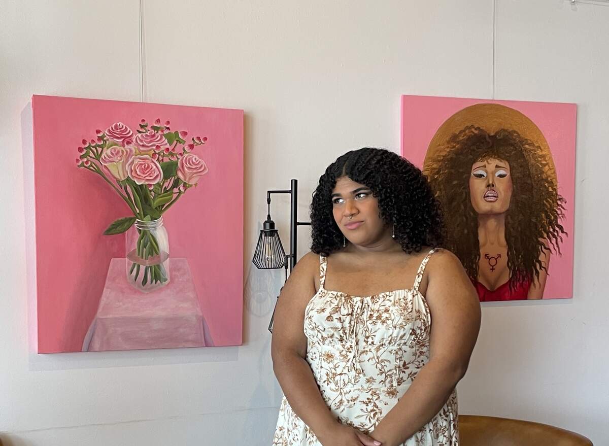 Junie Brown’s first solo show at the Black Archives in Kansas City celebrates Black trans joy, identity and belonging through work rooted in her transition.