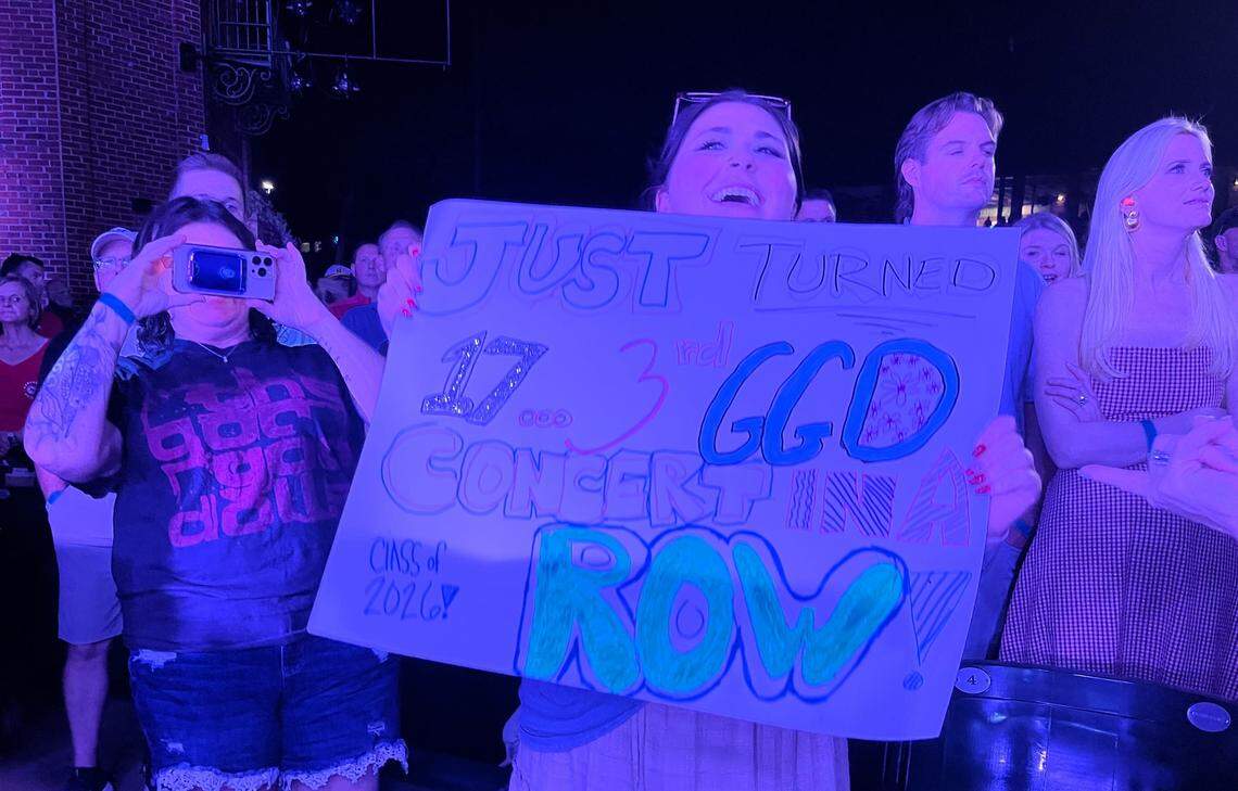 Abby Hoose, a 17-year-old from Kansas City’s Northland, said her mom always played The Goo Goo Dolls’ songs when she was a kid and she remembers dancing along to the songs with her siblings in the living room.