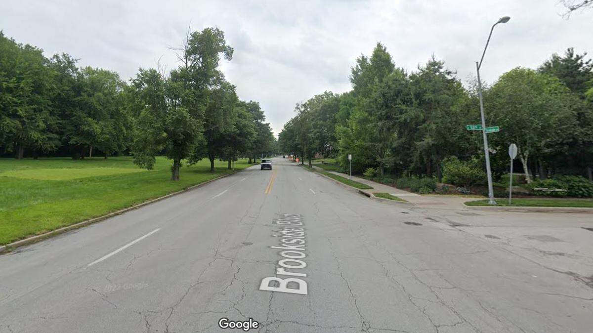 A driver died at a hospital after he lost control of a silver Chevrolet Cobalt and slammed into a tree along Brookside Boulevard in Kansas City, a police spokeswoman said. The crash occurred about 9:50 p.m. near East 53rd Street. This Google Maps Street View image of the area is from 2021.