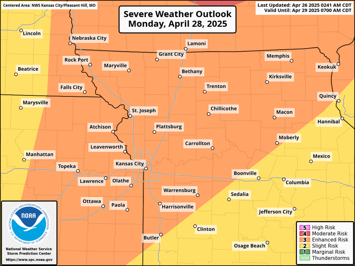 Severe weather forecast for Kansas City: storms are coming | Kansas ...