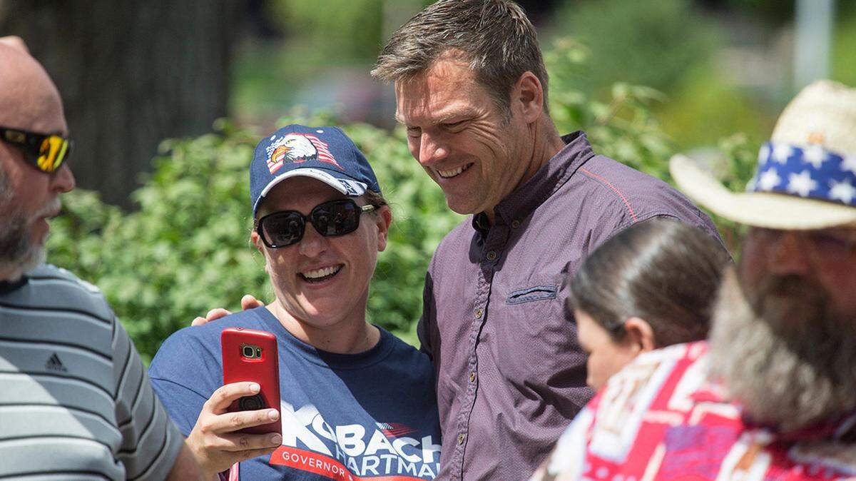 Kris Kobach, Republican candidate for Kansas governor