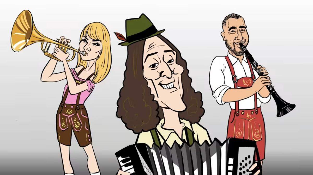 Taylor Swift, Al Yankovic and Travis Kelce in “Polkamania!”