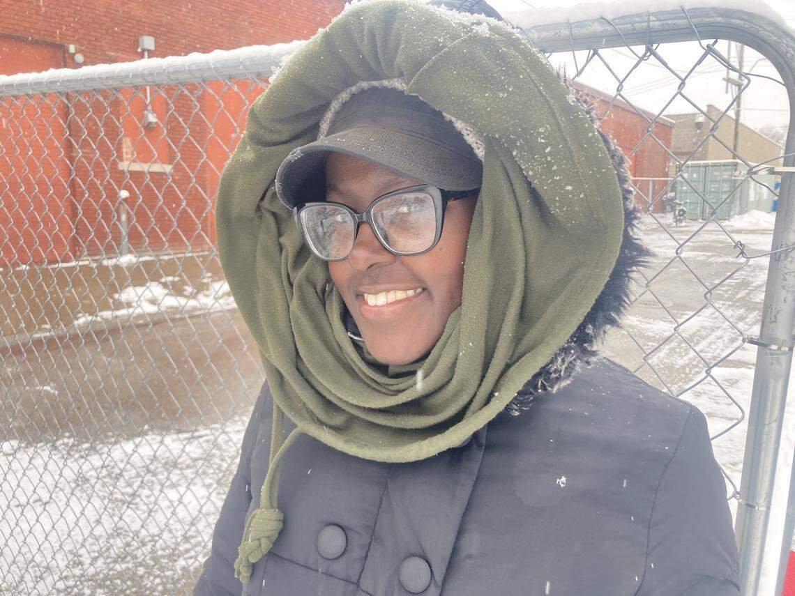 Jennifer Stewart has been houseless since December 2020. In 2023, Stewart took a vow of silence in keeping with her faith. On Dec. 1, the day of Kansas City's first big snowstorm, she would spend the night at Hope Faith Homeless Assistance Campus, which is now providing cots for women.