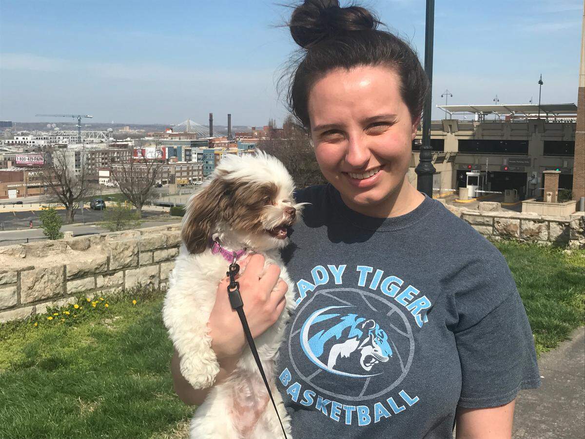 The members-only West Terrace Dog Park in Case Park is closed, but Kilah Hoenscheidt of Kansas City says she doesn’t mind because she just walks her dog.