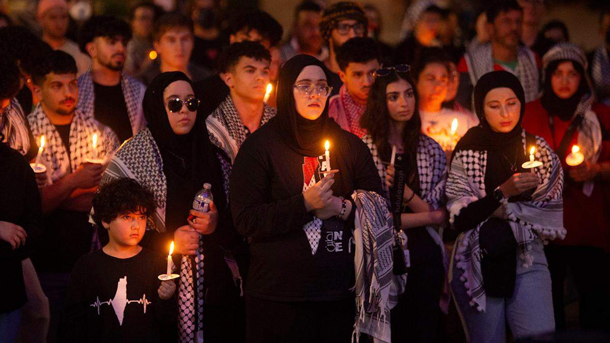An observance of Naksa Day, representing Palestinians’ displacement from the West Bank and Gaza Strip after the Arab-Israeli War in 1967.