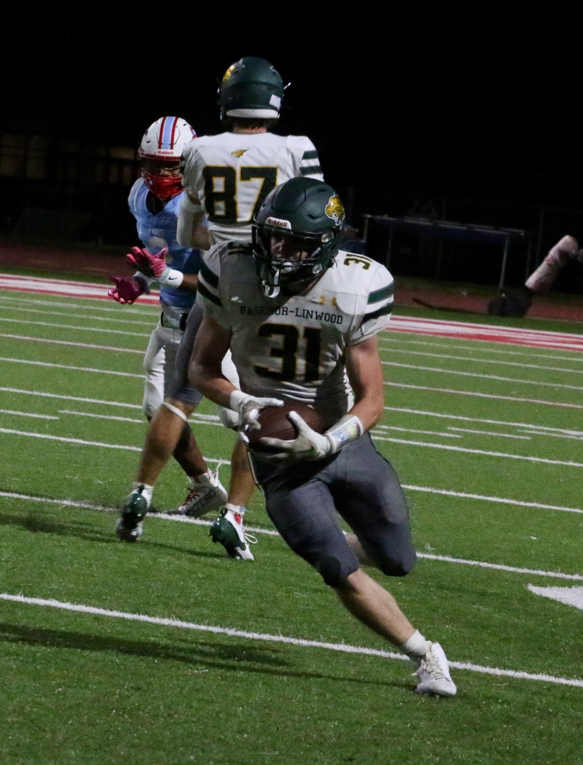 Basehor-Linwood High School senior running back Nick Doering.