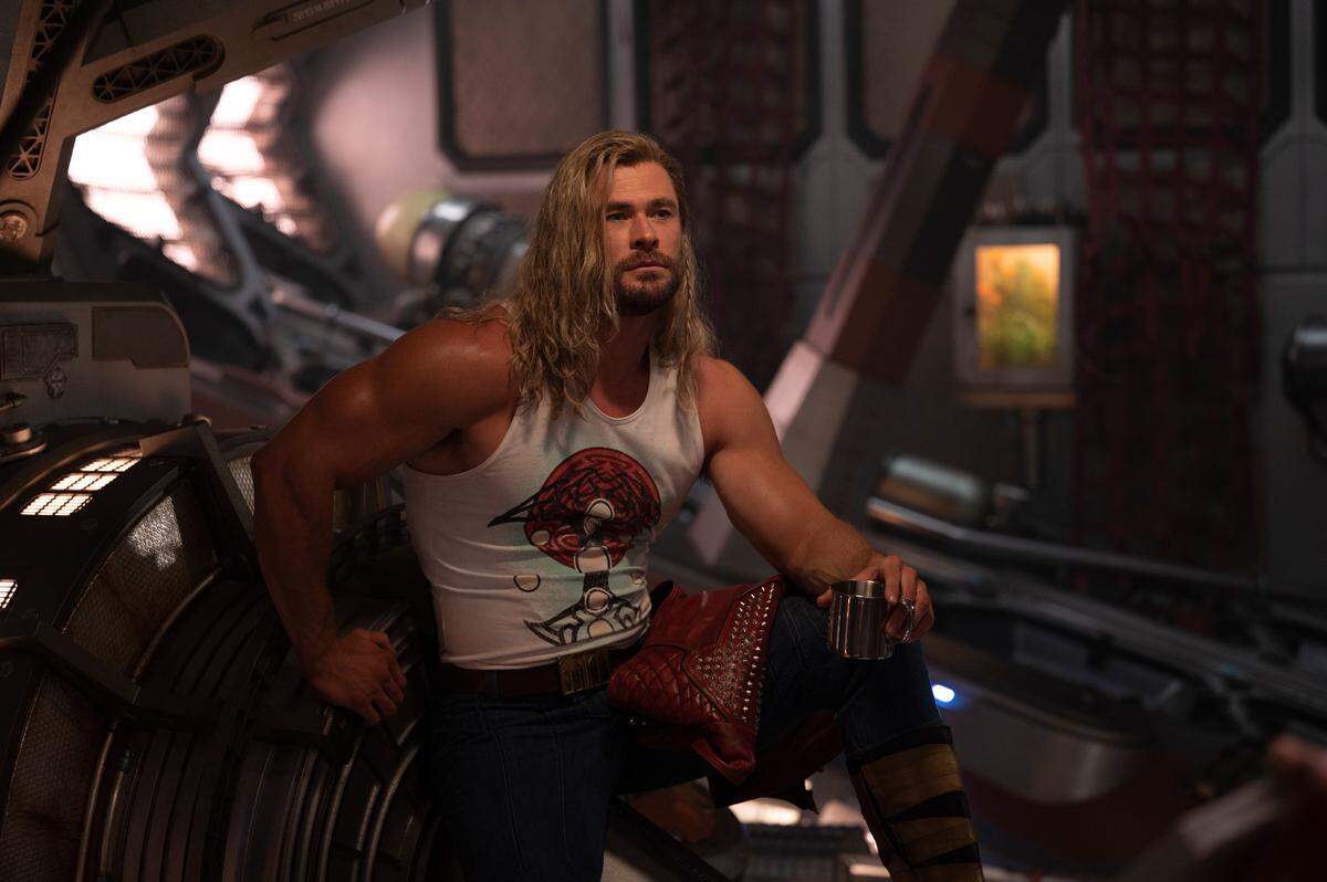 Thor (Chris Hemsworth) takes a break from his superhero duties in the new “Thor: Love and Thunder,” an idea introduced by Jason Aaron back in 2014.