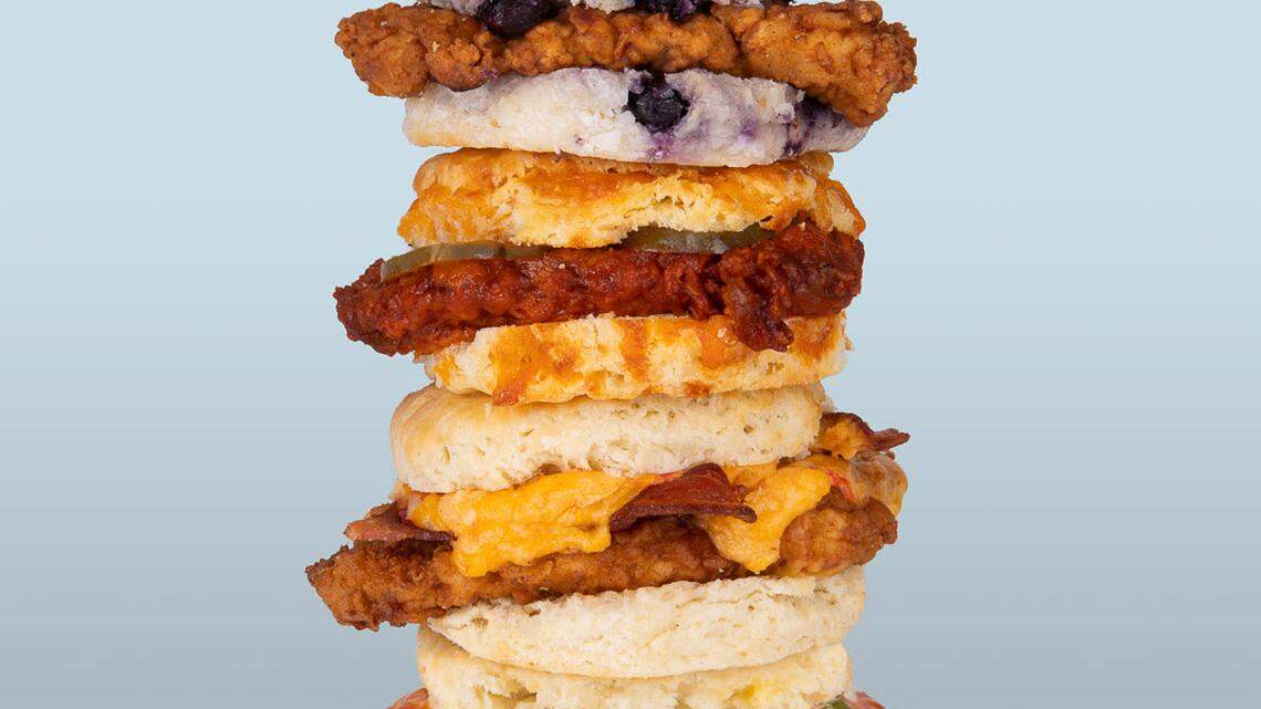 Rise Southern Biscuits & Righteous Chicken serves freshly made biscuits with a variety of ingredients.