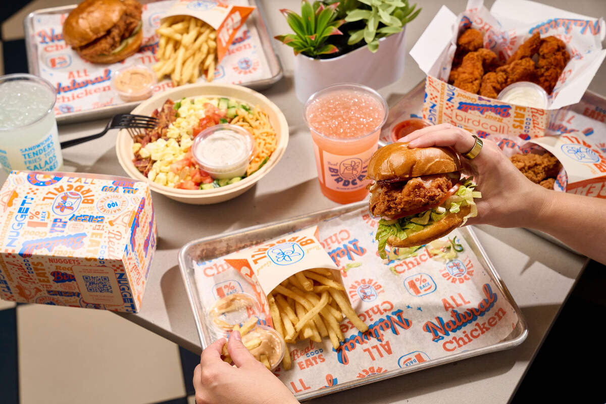 Chicken sandwiches, salads, sides and tenders from Birdcall.
