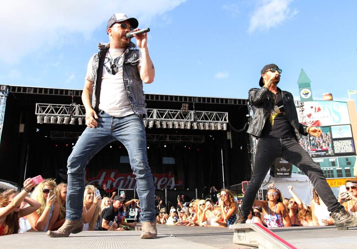 Preston Brust, left, and Chris Lucas of LoCash will come to Kansas City Live! on Sept. 2.