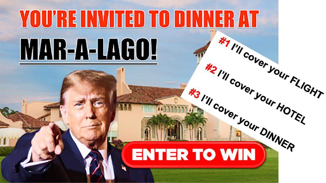 There is no unsubscribing from the constant incoming ads to buy tchotchkes and claim prizes from the current President of the United States.