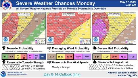 Severe storms possible Sunday night near Kansas City | Kansas City Star