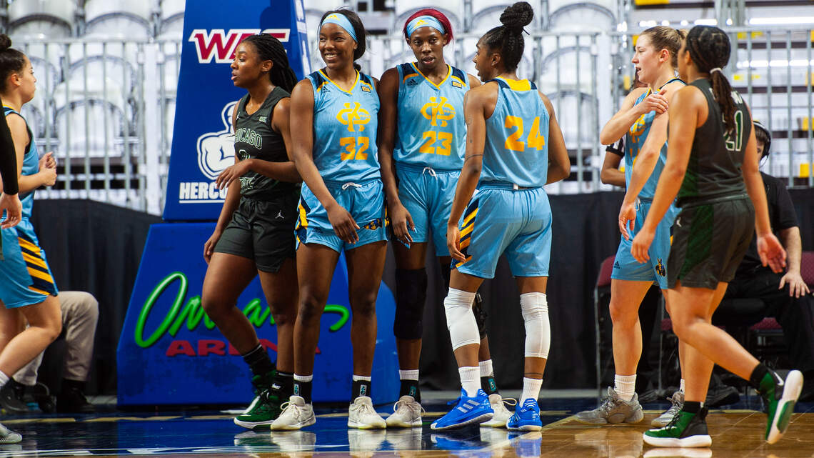 Top-seeded KC Roos women blow out Chicago State and reach WAC semifinals