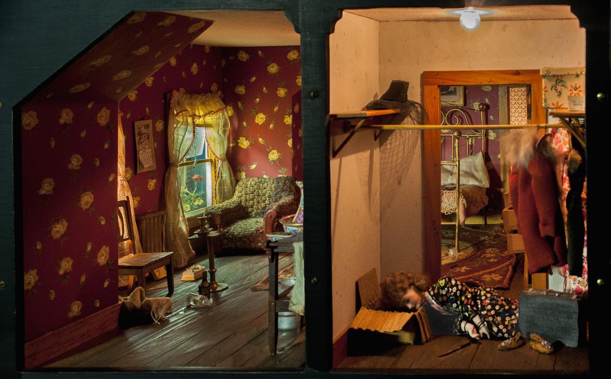 Frances Glessner Lee recreated the scene of a death in a red bedroom. Was it murder?