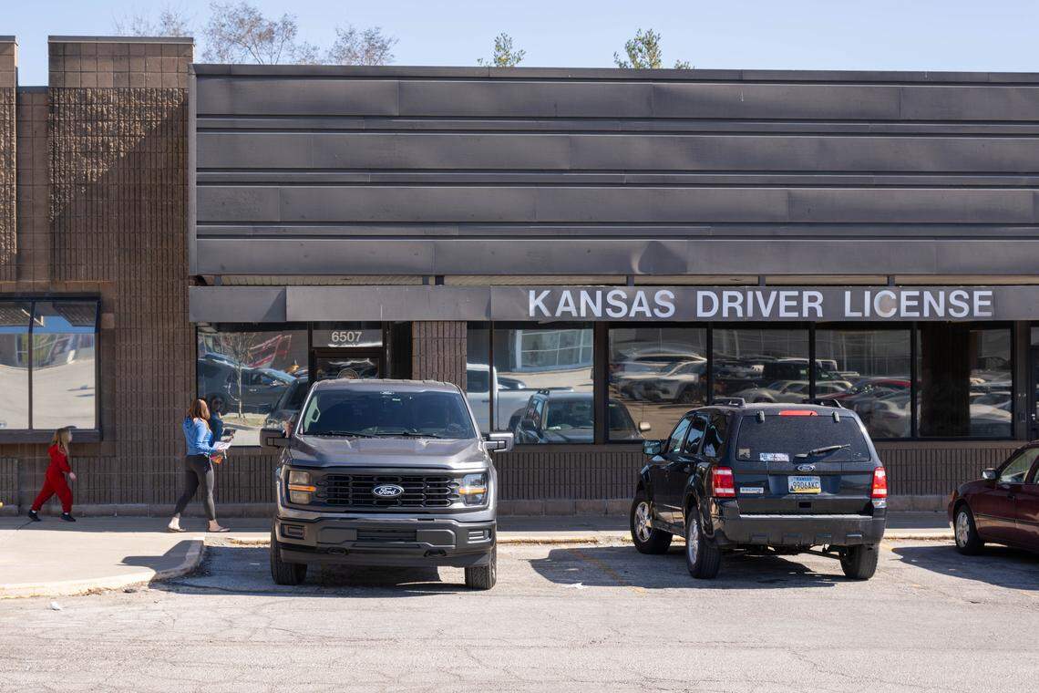 The Kansas Drivers License Department in Mission, Kansas, on Thursday, February 26, 2026.