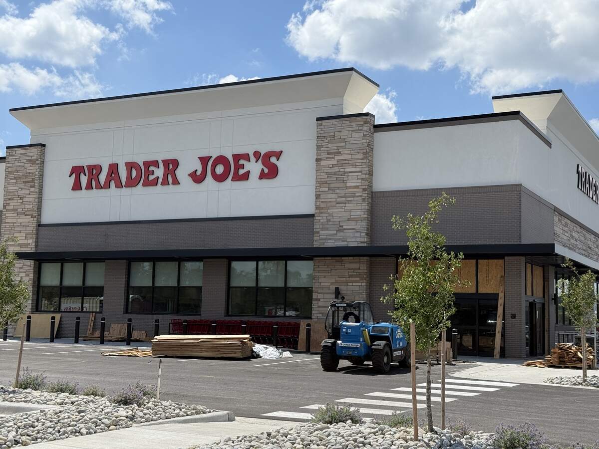 Signage is up at the new Trader Joe’s coming to Merriam.