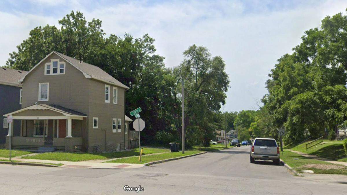 Officers searching for a person involved in an armed disturbance found a man suffering from a fatal gunshot wound Monday morning near East 27th Street and Askew Avenue in Kansas City, a police spokesman said. Police had been searching for the man after an earlier armed disturbance nearby. This Google Maps Street View image of the area is from 2024.