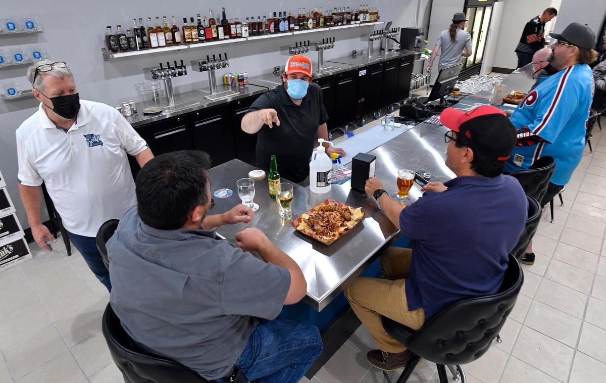 The newly opened BeerSauce Shop serves several barbecue items to eat at the bar or hightops, or for carryout.