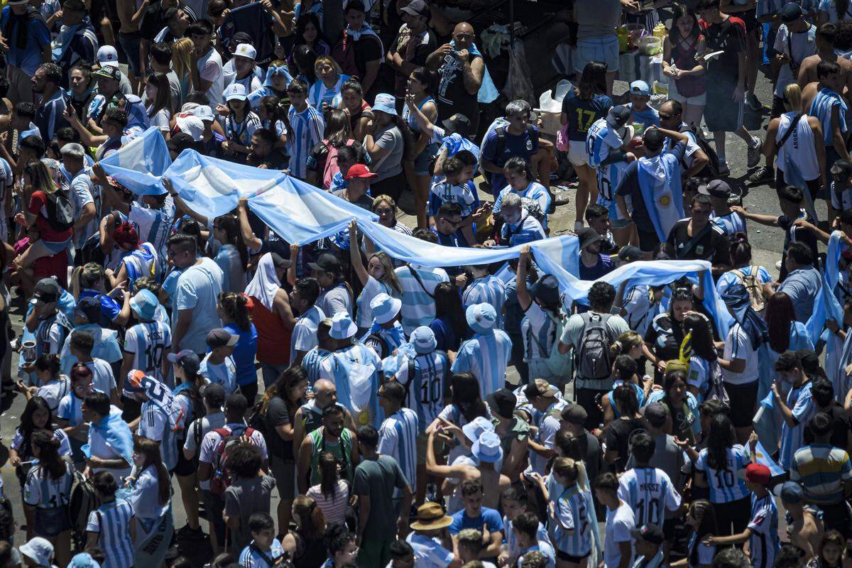 Argentina fans in December 2022.
