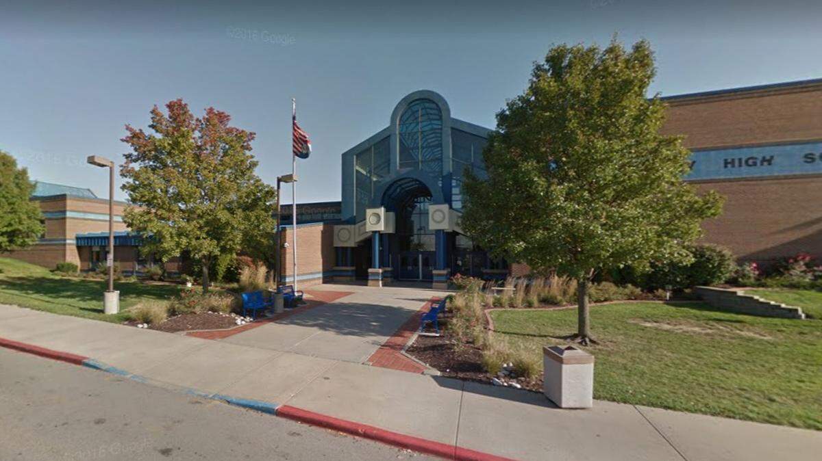 Liberty High School is shown in this Google Maps view from April 2017.