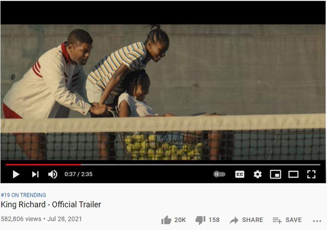 Will Smith will star in an upcoming Warner Bros. film “King Richard” about Richard Williams, the father of tennis greats Venus and Serena Williams