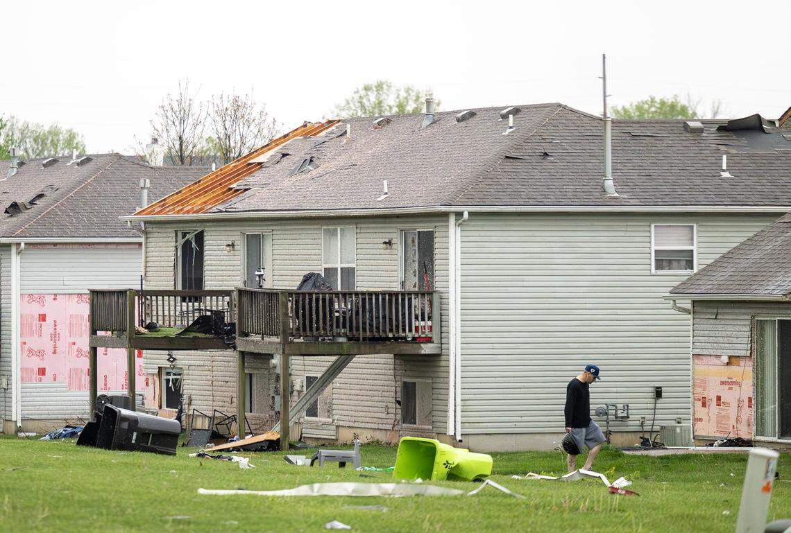 A tornado did significant damage to a Belton neighborhood off Mullen Road Friday evening.
