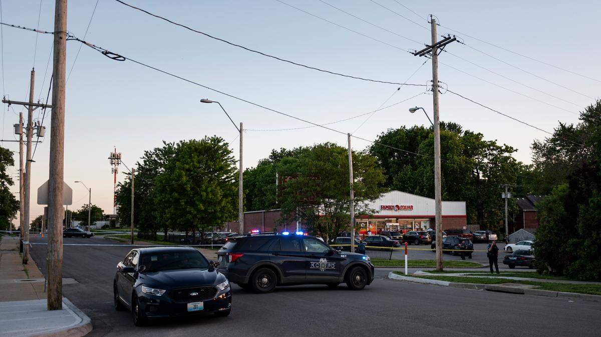 Police were at the scene on Friday May 27, 2022, after an officer-involved shooting near 6th Street and Prospect Avenue in Kansas City.