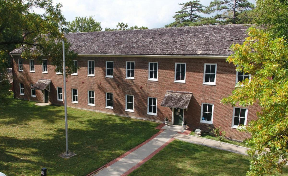 Shawnee Indian Mission in Fairway was established as a boarding school by the Rev. Thomas Johnson, where young tribal members were made to assimilate into white, Christian American culture.