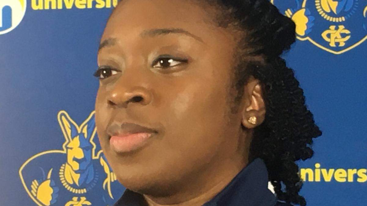 First-year KC Roos women’s basketball coach Dionnah Jackson-Durrett has a trio of returning players and a crop of talented newcomers to the program.