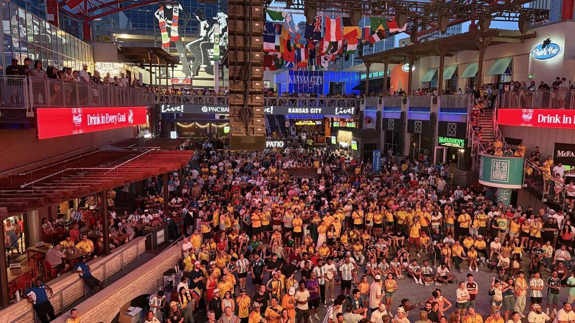 Colombia wins, but fans from all over have ‘a great time’ in KC’s Power & Light