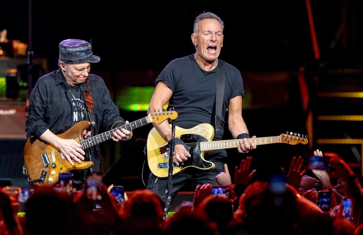 Bruce Springsteen and The E Street Band perform at T-Mobile Center on Saturday, Feb. 18, 2023, in Kansas City.