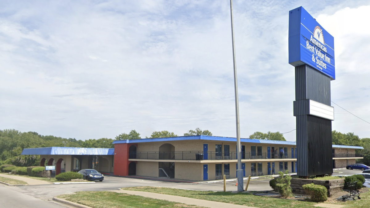 Kansas City city officials and community partners banded together to assist over 100 people find new housing after suspending the building permit for America’s Best Value Inn & Suites. This Google Maps Street View image of the area is from Aug. 2024.
