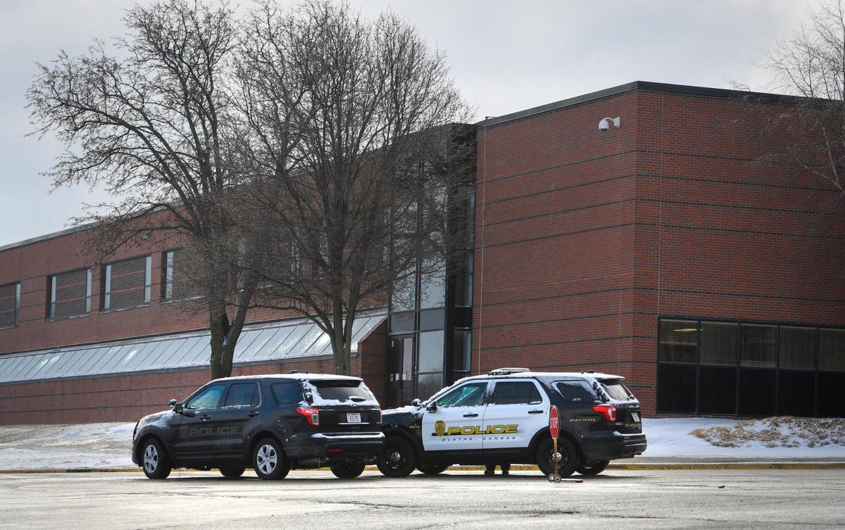 Police beefed up their presence at Olathe East High School on Monday, after a shooting at the school on Friday injured three.