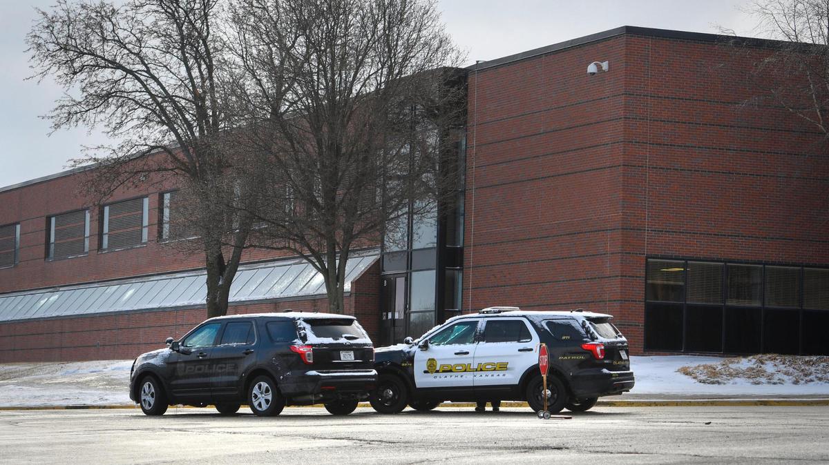 Police beefed up their presence at Olathe East High School on Monday, after a shooting at the school on Friday injured three.