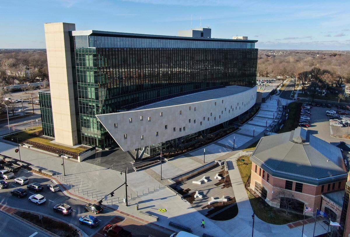 The Johnson County Courthouse in Olathe is pictured in a file photo. A former accounting supervisor pleaded guilty to stealing more than a million dollars from the court over 10 years.