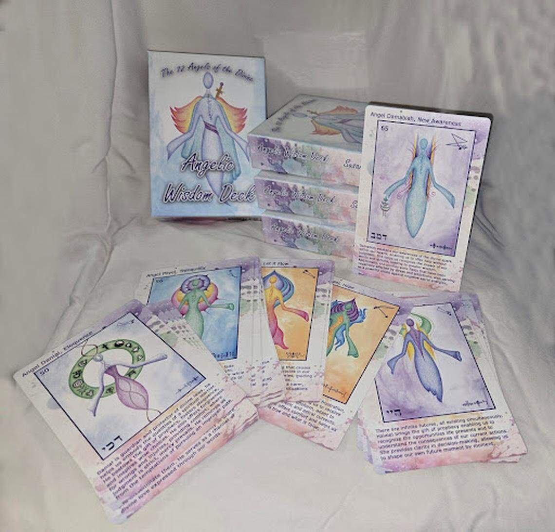 Susan Walter took inspiration from her angel card set from the 72 Shem Ha-Mephorash Angels.