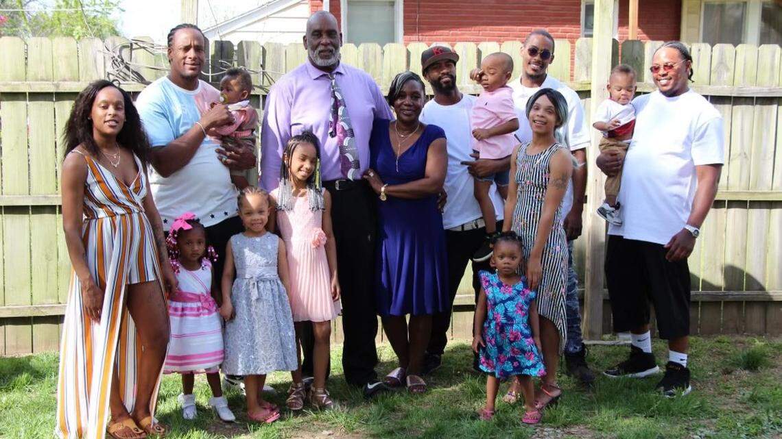 Joseph Burns, far left, was killed in a shooting in late August near 29th Street and Prospect Avenue in Kansas City. A homicide investigation is ongoing, and no persons of interest are in custody.