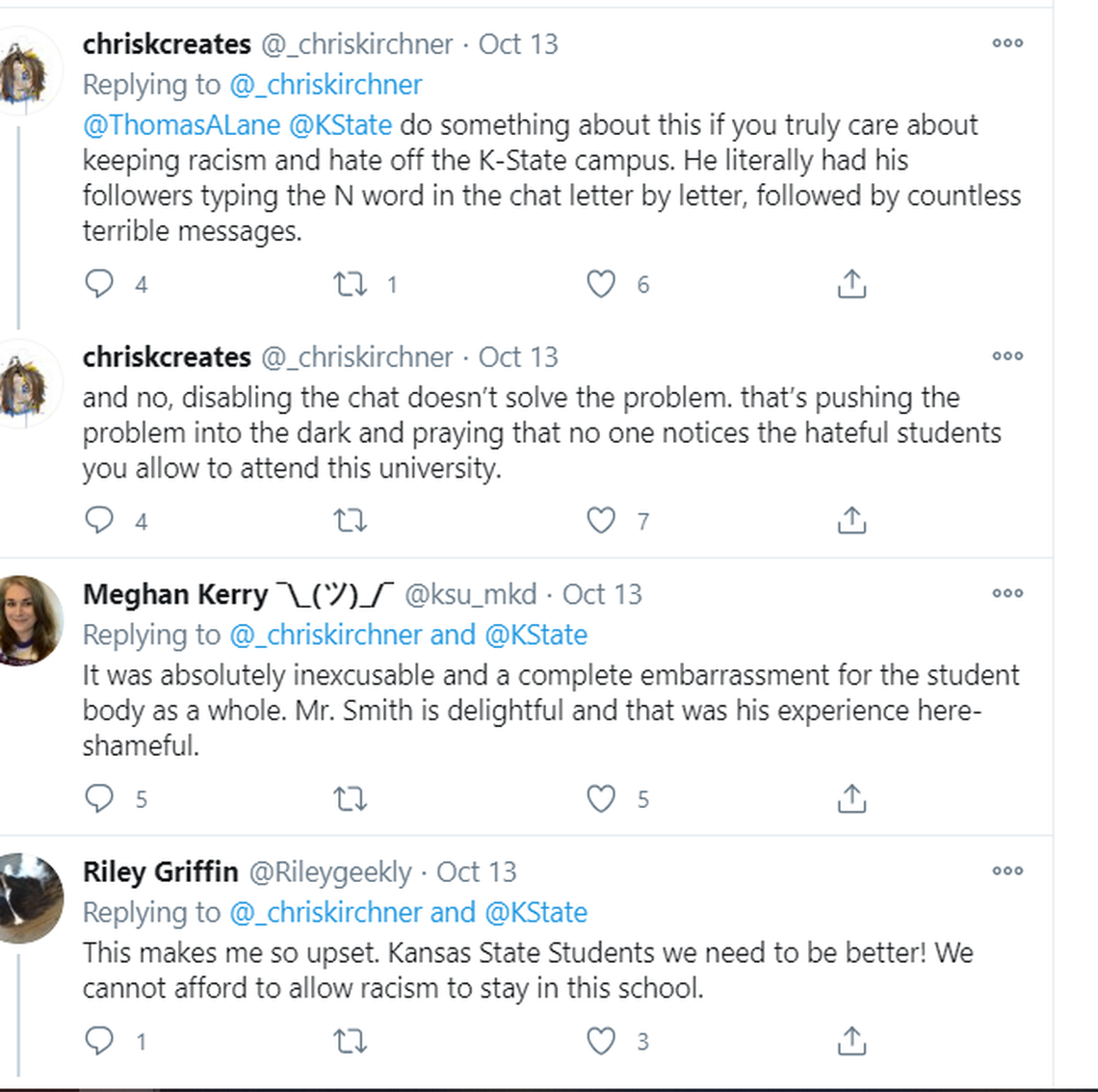 K-State students complained on Twitter that they don’t believe the university is doing enough about hackers who Zoom bombed a diversity and inclusion event with offensive language.