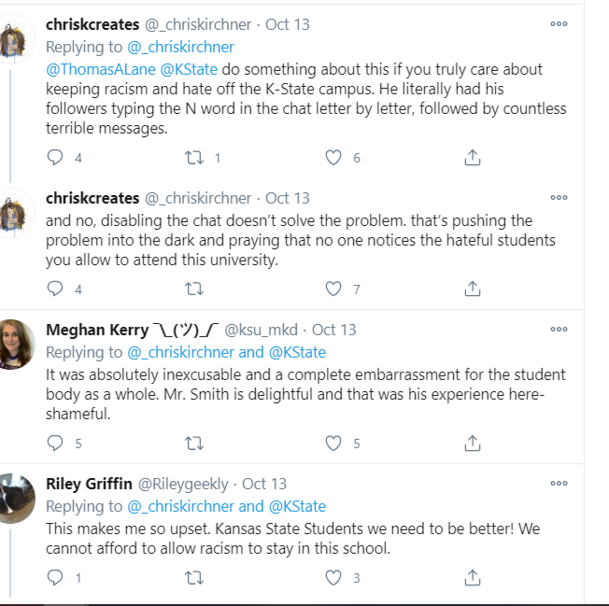 K-State students complained on Twitter that they don’t believe the university is doing enough about hackers who Zoom bombed a diversity and inclusion event with offensive language.
