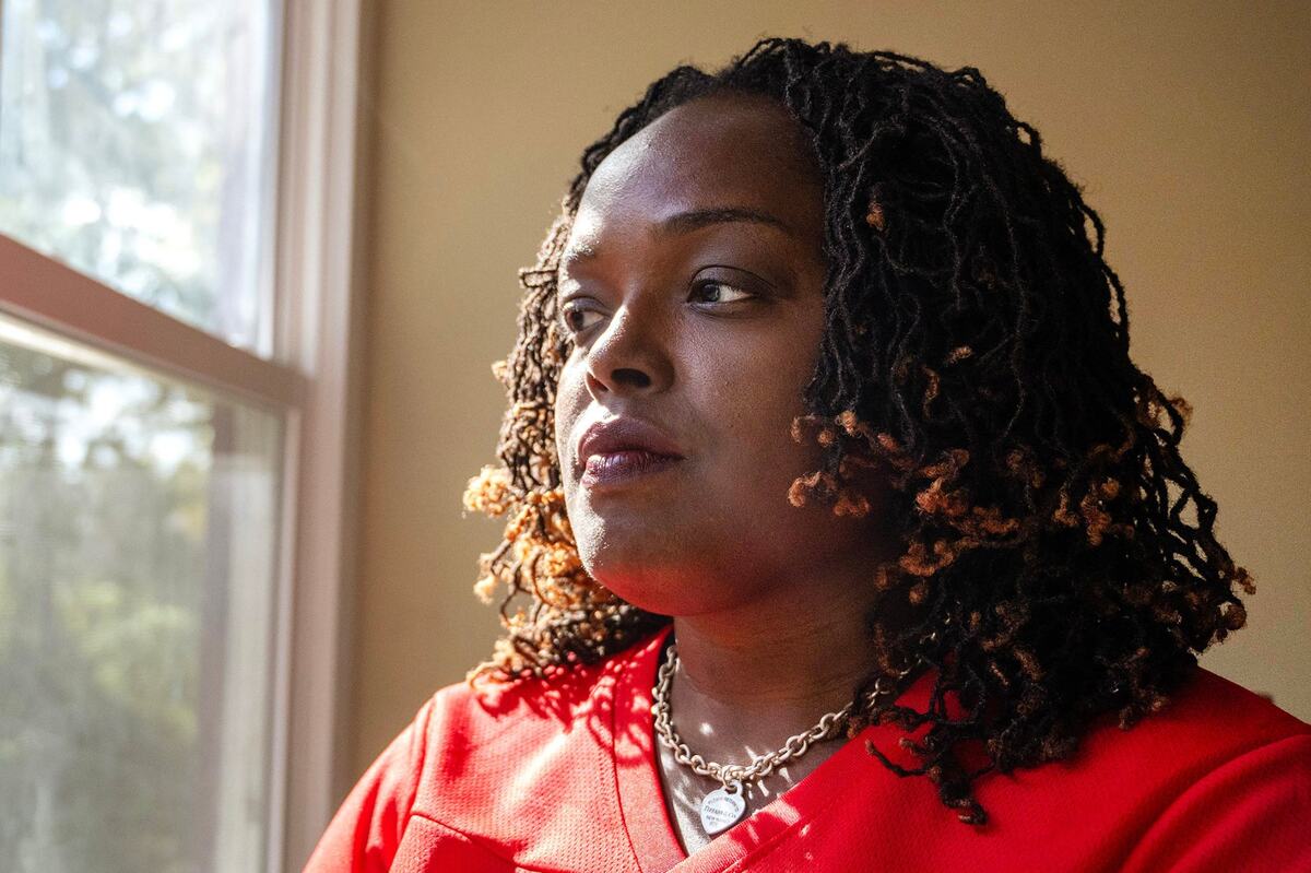 Suzette Leftwich is seen at her home on Monday, Sept. 16, 2024, in Kansas City.