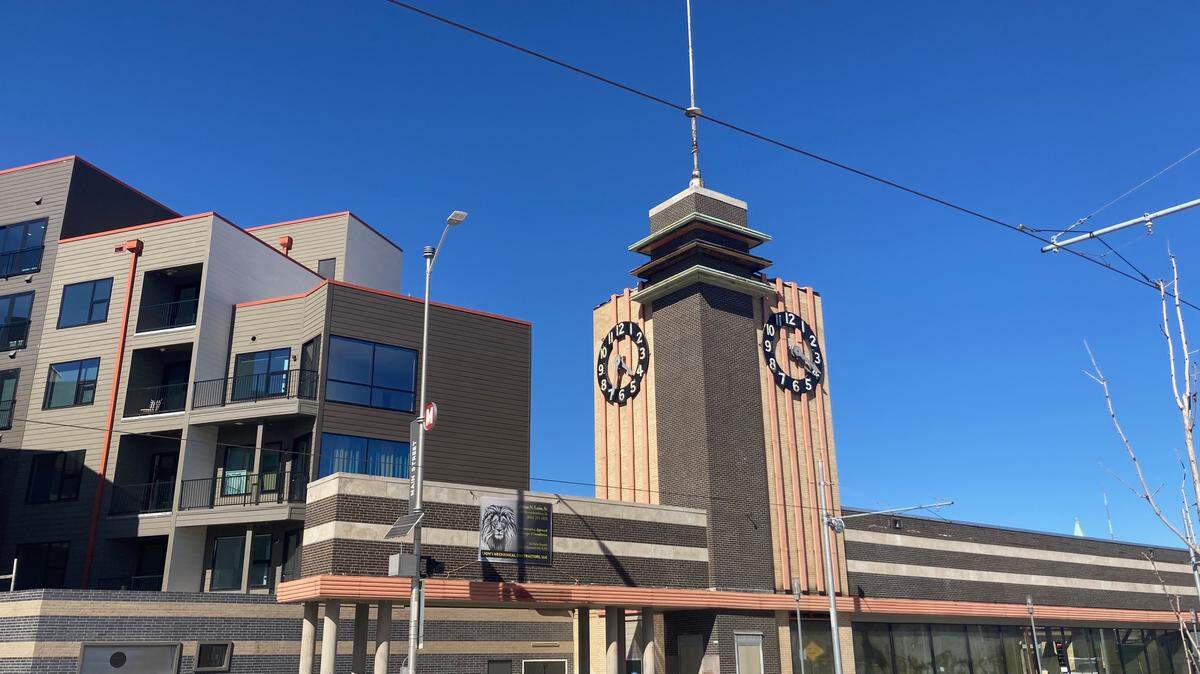 The apartments at Katz on Main, originally slated to be completed in 2024, are being leased, a company attorney says. But the historic drug store remains unfinished and open to the elements.