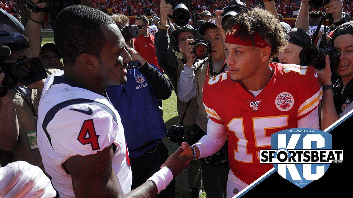 Kansas City Chiefs quarterback Patrick Mahomes and Houston Texans quarterback Deshaun Watson meet again.